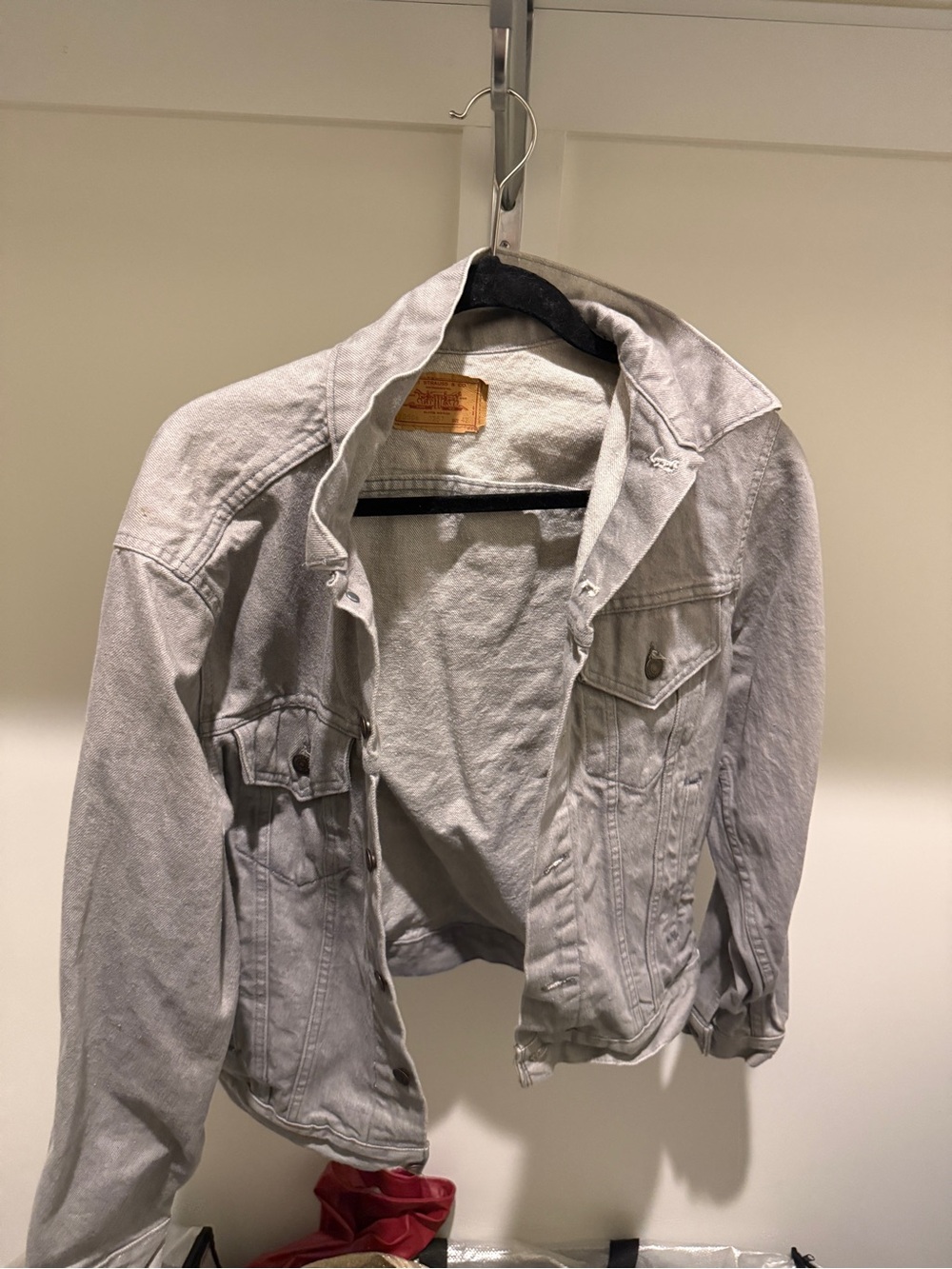 Levi's Light Gray Denim Shirt Jacket